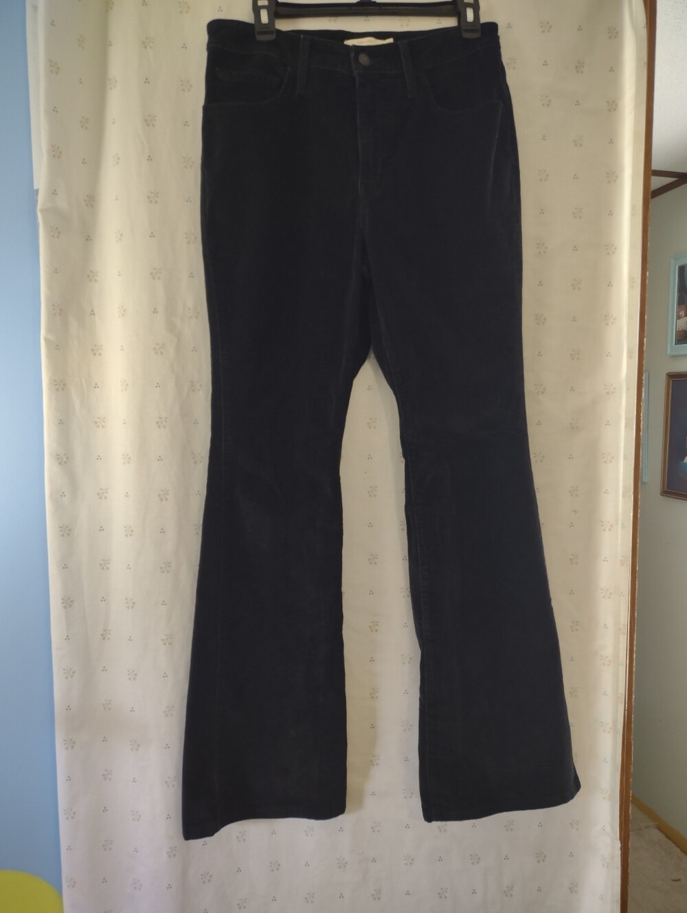 Levi's Black Corduroy Flare Jeans